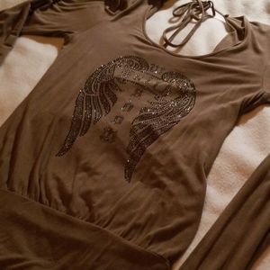 GIFTED Faith Connexion Wisdom Tunic Low Cut Tie Back S